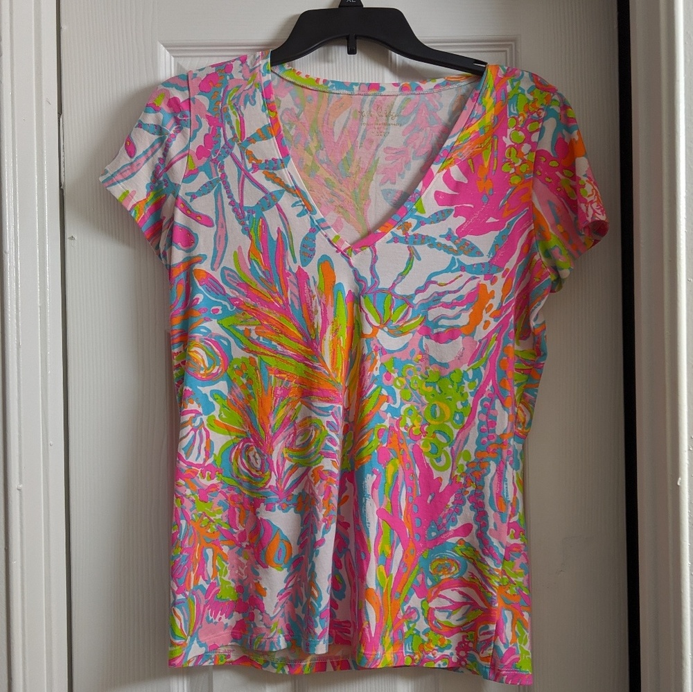 Scuba to Cuba Lilly Pulitzer Michele T shirt